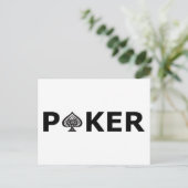 Poker Briefkaart (Staand voorkant)