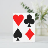 Poker Briefkaart (Staand voorkant)