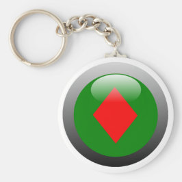 Poker Button - Diamond Sleutelhanger