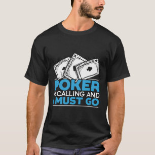 Poker Cards Bluffing Casino Speler Gokken Poker T-shirt