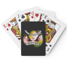 Poker Cards: Let op je eigen (zwart)