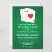 Poker Cards Weddenschap Kaart (Voorkant)