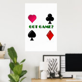 POKER CHAMPION POSTER "GOT GAME" (Bureau à domicile)