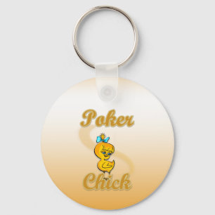 Poker Chick Sleutelhanger