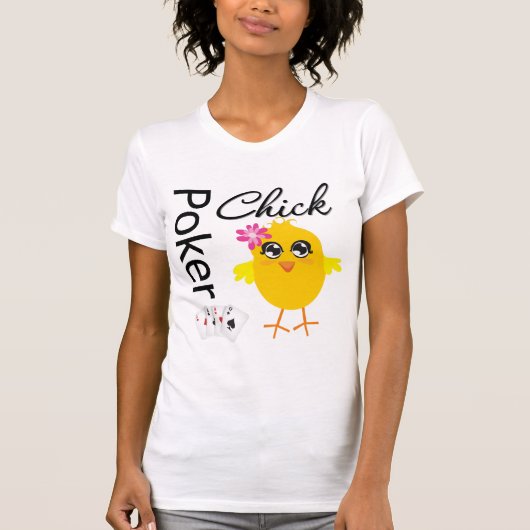 Poker Chick T-shirt (Voorkant)
