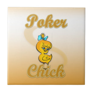Poker Chick Tegeltje