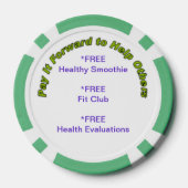 poker chip (Achterkant)