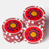 Poker Chip   ABSTRACT FLORA (Opstapeling)