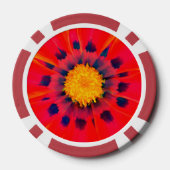 Poker Chip   ABSTRACT FLORA (Achterkant)