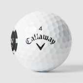 Poker Chip Golf Theme Monogrammed Golf Balls Golfballen (Logo)