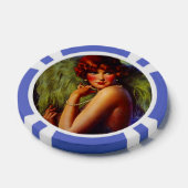 Poker Chip Lucky Redhead Exotische Flapper Party G (Enkel)