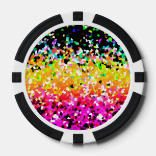 Poker Chip Mozaïek Sparkley Textuur
