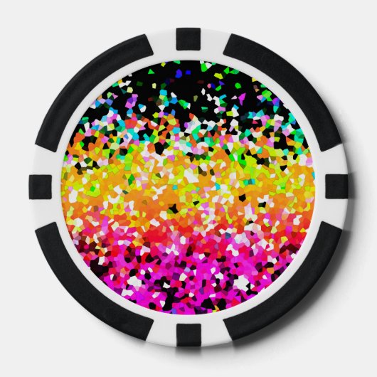 Poker Chip Mozaïek Sparkley Textuur (Voorkant)