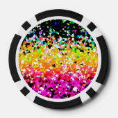 Poker Chip Mozaïek Sparkley Textuur (Achterkant)