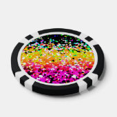 Poker Chip Mozaïek Sparkley Textuur (Enkel)