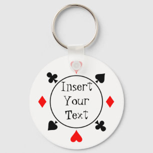 Poker Chip Sleutelhanger