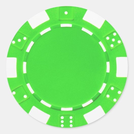 poker chip sticker (Voorkant)