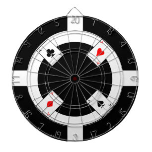 Poker Chip - zwart Dartbord