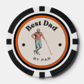 Poker Chips - Beste Pap van Par (Voorkant)