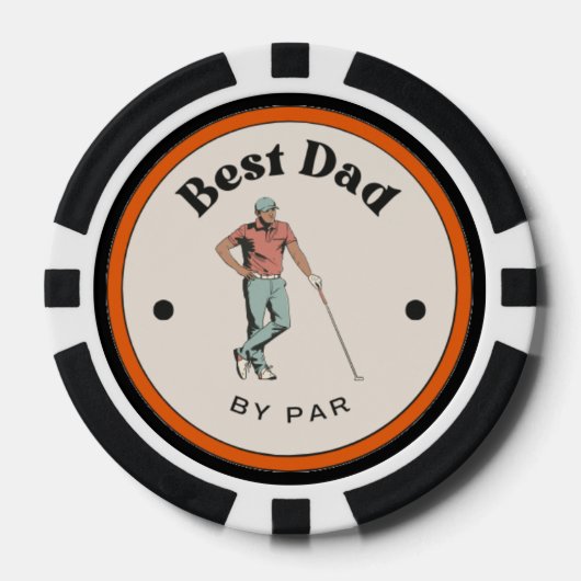 Poker Chips - Beste Pap van Par (Voorkant)
