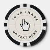 Poker Chips - Custom Voeg uw afbeelding / tekst (Voorkant)