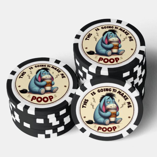 Poker Chips - "Dit gaat me poepen maken" (Opstapeling)