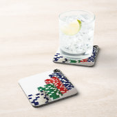 Poker chips drankjes onderzetter (Rechterzijde)