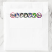 Poker Chips Galore Rechthoekige Sticker (Tas)