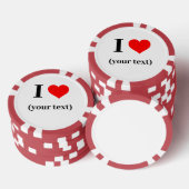 Poker Chips - gepersonaliseerd - Afbeelding / teks (Opstapeling)