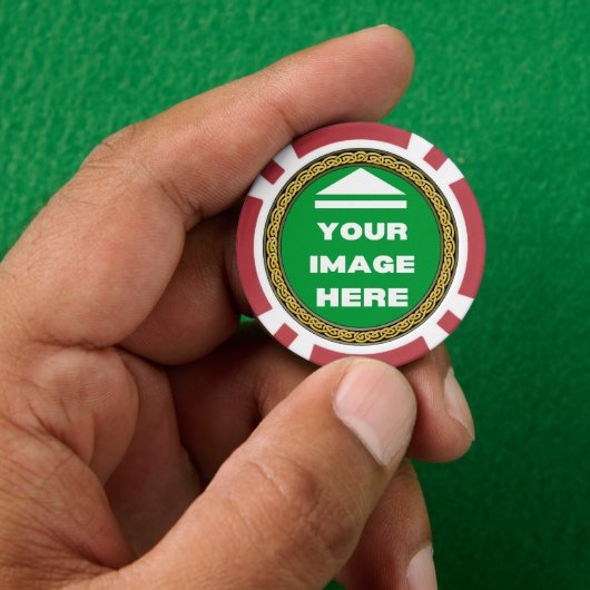 Poker Chips - gepersonaliseerd - Afbeelding / teks (Hand)