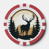 Poker Chips Herten - Gepersonaliseerd - Naam toevo (Voorkant)
