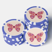 Poker Chips Kaleidoscoop Vlinder (Opstapeling)