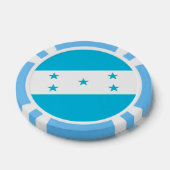 Poker chips met de vlag van Honduras (Enkel)