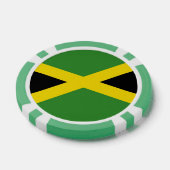 Poker chips met vlag van Jamaica (Enkel)