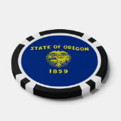 Poker chips met vlag van Oregon (Enkel)