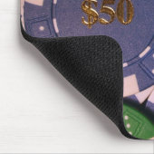 Poker Chips Mousepad Muismat (Hoek)