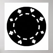 Poker chips poster (Voorkant)