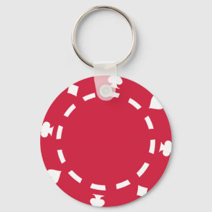 Poker chips sleutelhanger