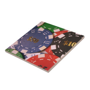 Poker Chips Tile Tegeltje