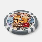 Poker Chips : Trust Me I Lied (grey) (Enkel)