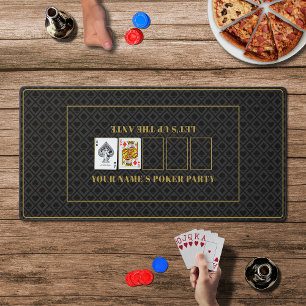 Poker Classy Hommes Texas Hold'em Black Gold