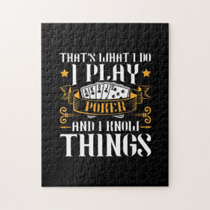 Poker dat is wat ik speel legpuzzel