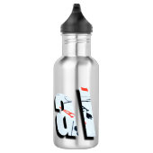 Poker, Deal, Logo, herbruikbare waterfles Waterfles (Rechts)