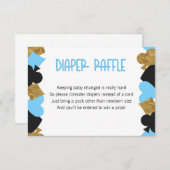 Poker Diaper Raffle Kaart (Voorkant / Achterkant)