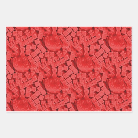 Poker Dice en Poker Chips Artistic Wrapping Paper (Voorkant 2)