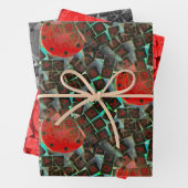 Poker Dice en Poker Chips Artistic Wrapping Paper (In situ)