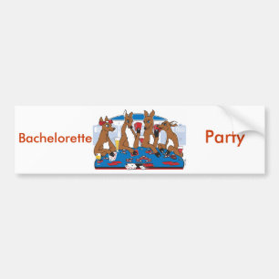 Poker die Bachelorette speelt Bumpersticker