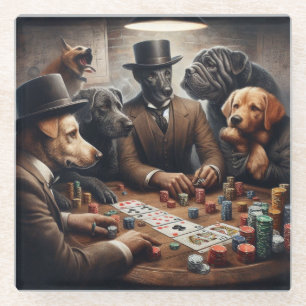 Poker Dogs Onderzetter