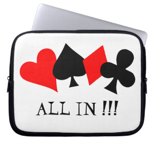 Poker Electronics Bag Laptop Sleeve