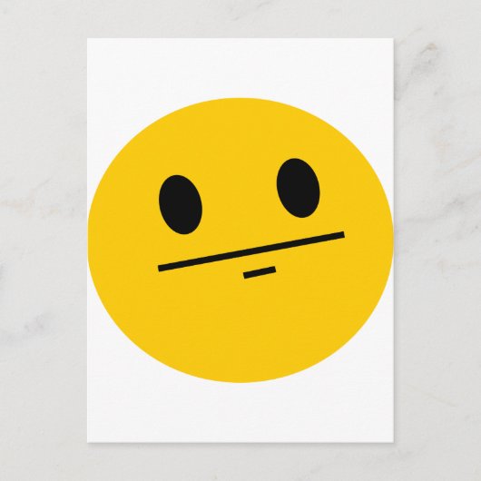 Poker Face Briefkaart (Voorkant)